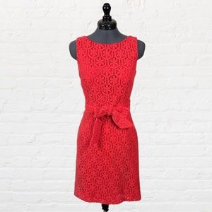 Beth Bowley Orange Crochet Dress, Size 4